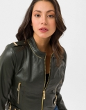 Elena Leather Jacket - image 3 of 6 in carousel